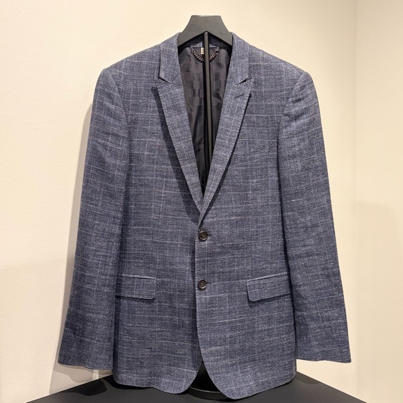 Burberry Textured Gray Blazer